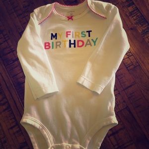 My First Birthday 🎂 Girl’s Bodysuit